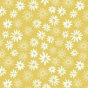 Simple Floral No.2232 Yellow