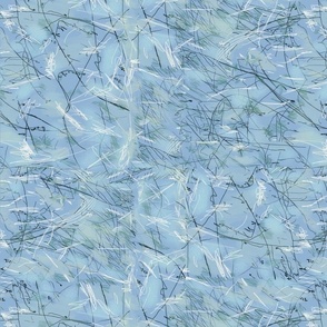 Abstract pattern in blue colours