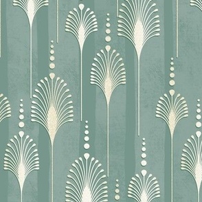 Art Deco  green mint 