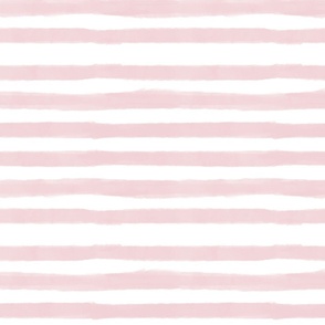 Watercolor Stripes in Cotton Candy