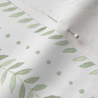 All Quiet Green Theodora Stripe