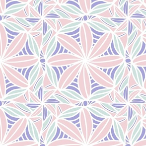 Abstract Mandala Pink Lavender Green [extra large]