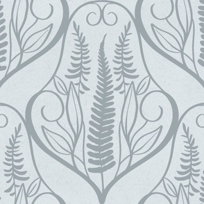 scalloped ferns chambray_Large