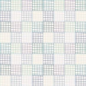 Grid Lines - Blue - Small Scale