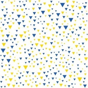 yellow and blue triangles | Ukrainian flag colors