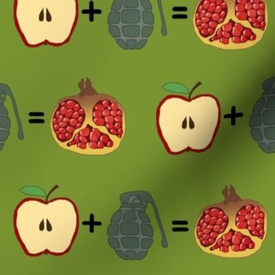 apple + grenade = pomegranate