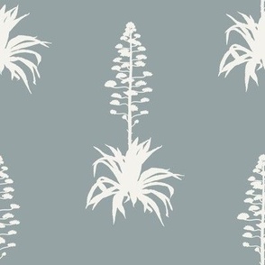 Majestic Century - minimal, neutral agave cactus pattern