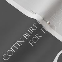 coffin burp cloth diy project
