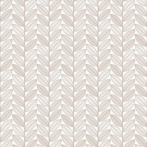 Geometric Vines Copper -Mini- Wallpaper- Home Decor- Tan- Cream- Beige- Sienna- Earth Tones- Neutral Botanical- Gender Neutral Nursery- Mid Century Modern- Bohemian