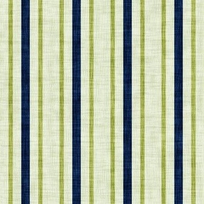 Midnight Olive Pale Sage Textured Stripes