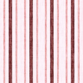 Rust Peach Pale Pink Textured Stripes