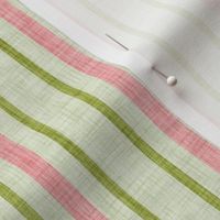 Peach Olive Pale Sage Textured Stripes