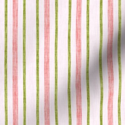 Peach Olive Pale Pink Textured Stripes