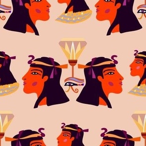 Egypt women face pattern 2