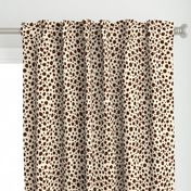 Cheetah Spots - neutral - medium scale 