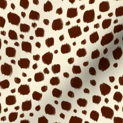 Cheetah Spots - neutral - medium scale 