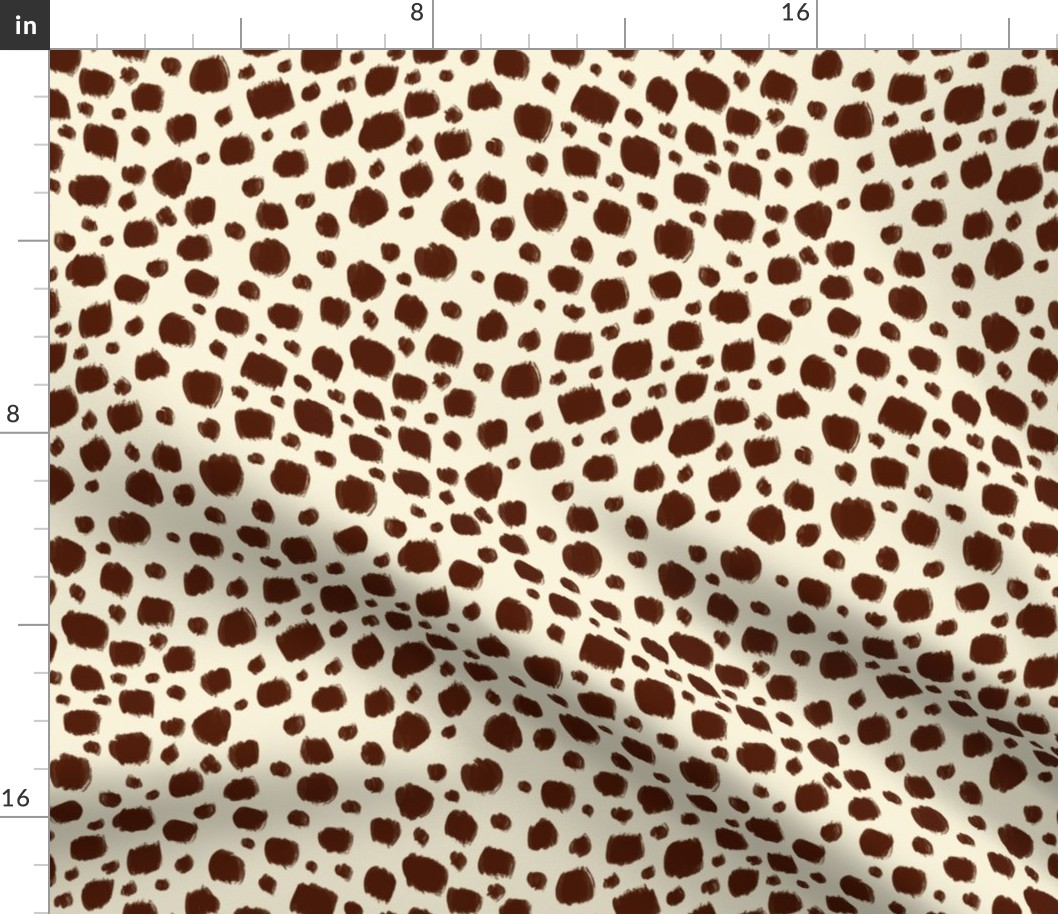 Cheetah Spots - neutral - medium scale 
