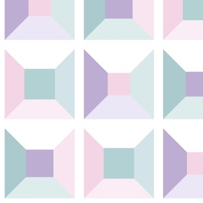 Petal coordinate pastel Candy Cube Wall
