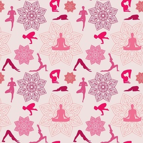 Yoga in pink