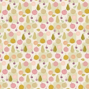 Apples & Pears Vintage Kitchen | M size | 12" | Soft