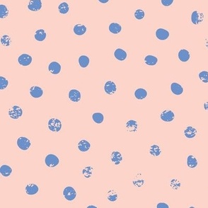 ice cream dots on peach