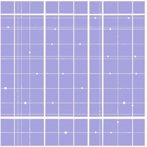 Lilac Grid with Pearls