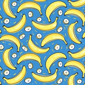 Medium Banana Mania - blue