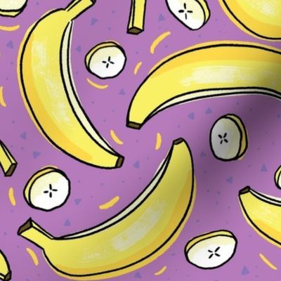 medium banana mania - purples