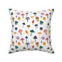 Colorful Mushrooms Pattern