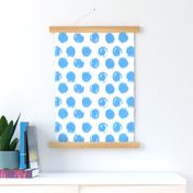 Ikat 2 dots cerulean