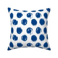 Ikat 2 dots cobalt