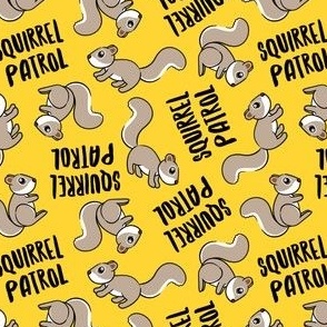 Squirrel Patrol - yellow - LAD22
