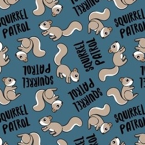 Squirrel Patrol - dark blue - LAD22