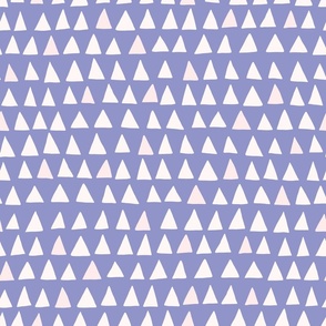 Up And Down purple / playful mountain triangle shapes design geo