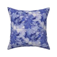 Watercolor royal blue with cream and burlap texture background solid design
