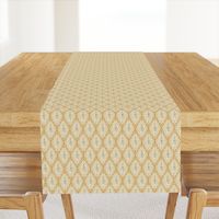 Skye - Boho Geometric Goldenrod Yellow Ivory Small Scale