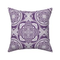 Purple and White Mandalas 