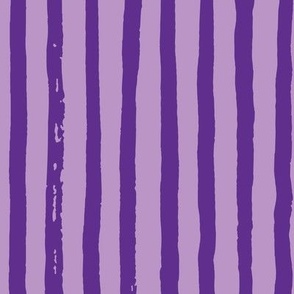 Purple Hand Painted Stripes Large Scale