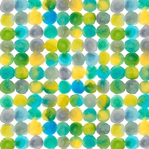 capri water color dots