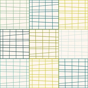Grid Lines - Green - Large Scale