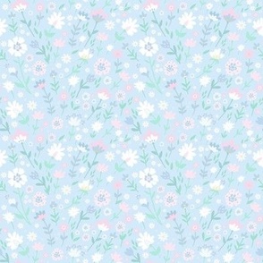 Ditsy floral_ seleste