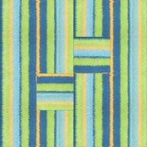 Ikat  Interlacement Textured Stripes  small