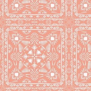 Peach Moroccan Tile 