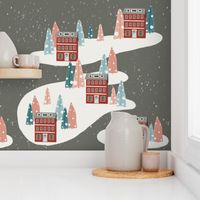 Snowy Christmas vill