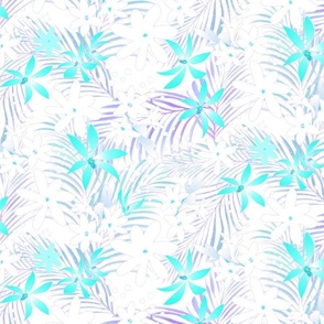 Tropical Perfume Sketch Lavender on White 300