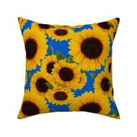 Allover Painted Sunflowers - Smaller