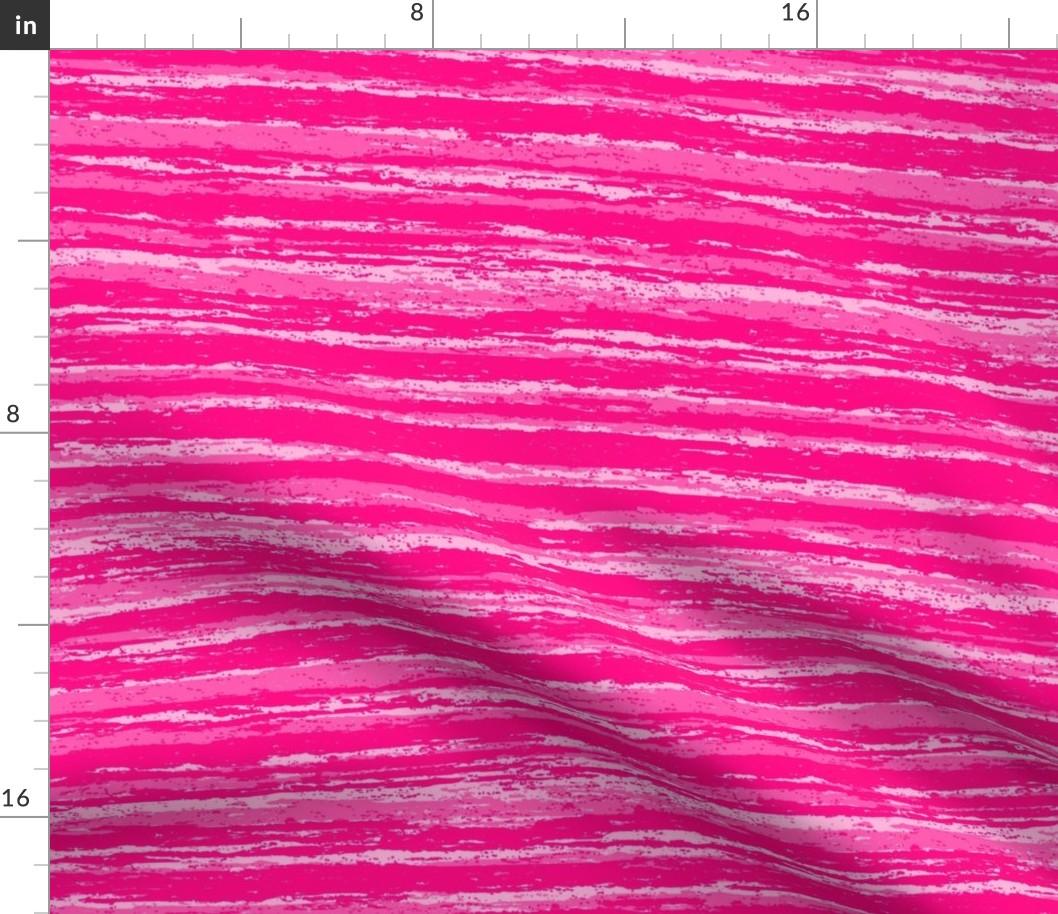 Solid Pink Plain Pink Grasscloth Texture Horizontal Stripes Bold Rose Magenta Pink FF007F Bold Modern Abstract Geometric