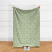 small Hapuu Fiddle Fern beige on sage