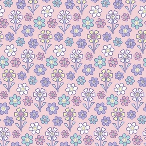 Basket Bunnies Collection_floral cotton candy