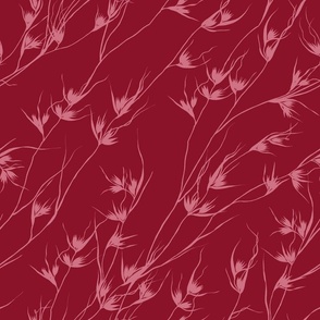 kangaroo grass ( Deep RED)